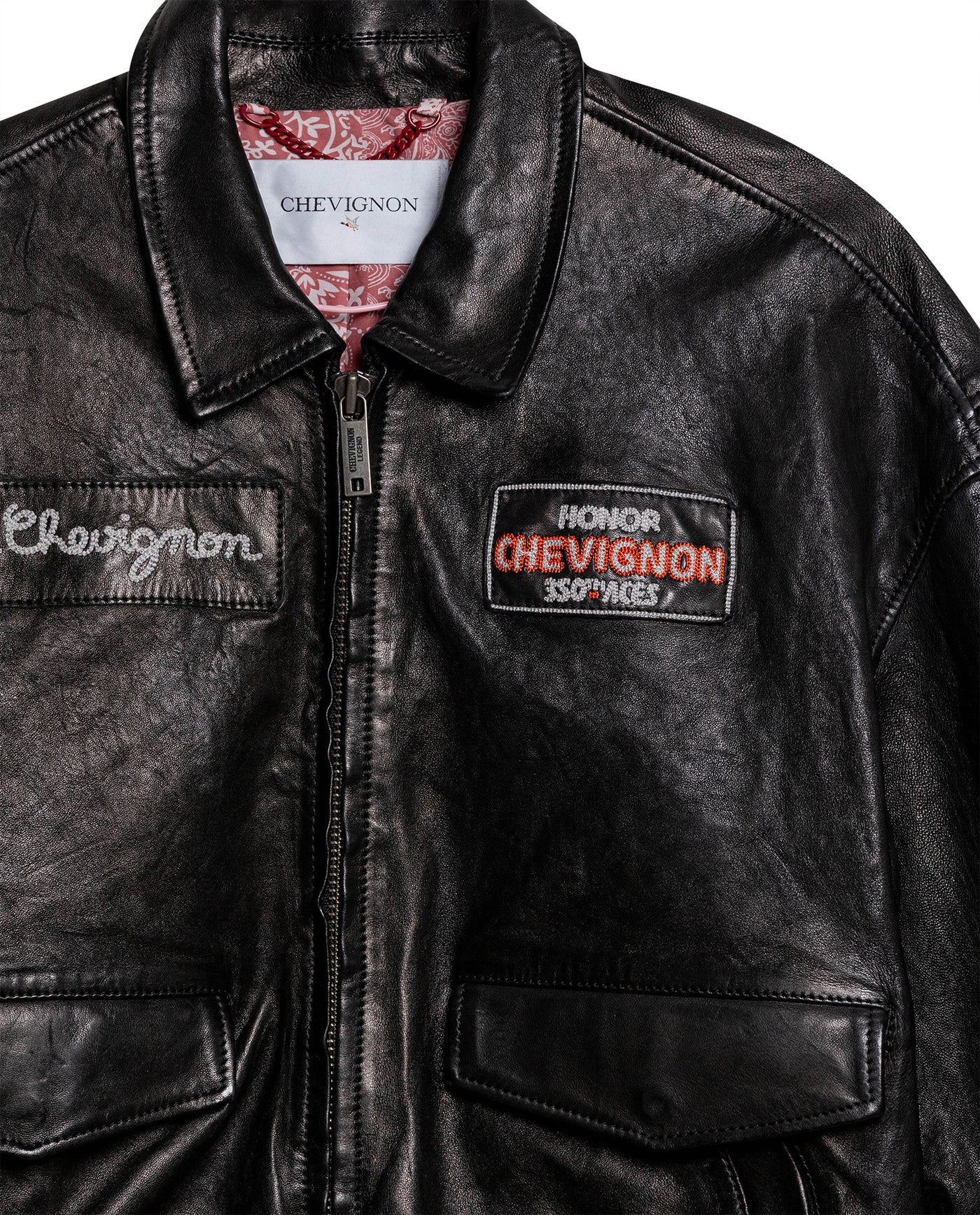 Men´s Lambskin Aviator Jacket - Black 63_627H202_NEG194007_8