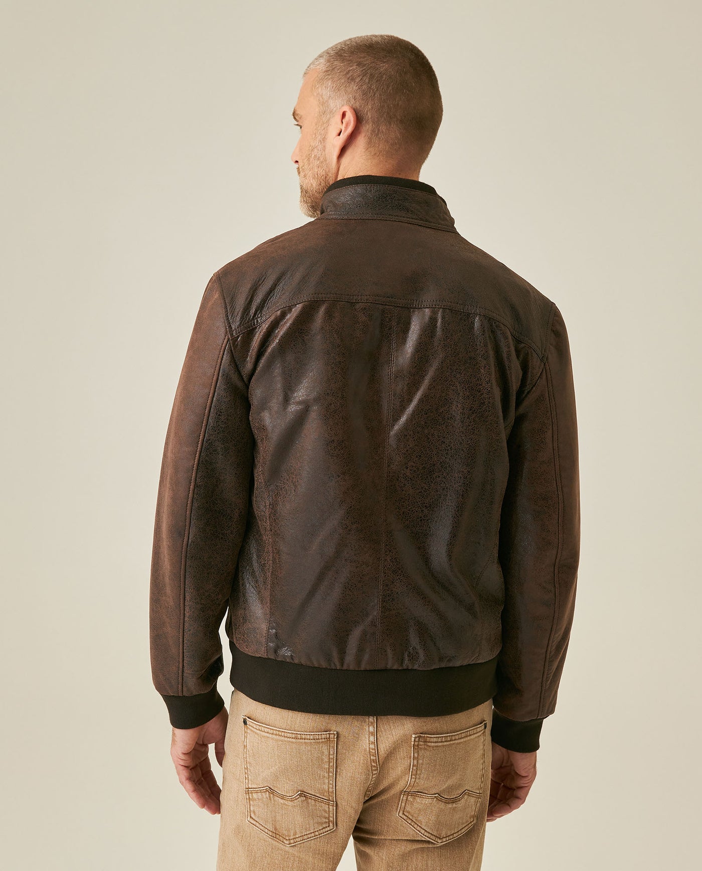 Men´s Aged Lambskin Bomber - Brown 63_627H203_CAF190808_6