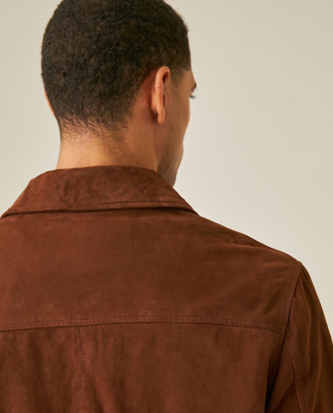 Mens Suede Leather Utility Bomber Jacket - Brown 63_627H214_CAF190840_7