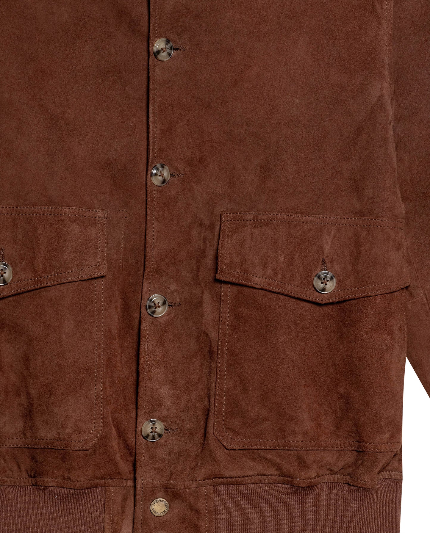 Mens Suede Leather Utility Bomber Jacket - Brown 63_627H214_CAF190840_8