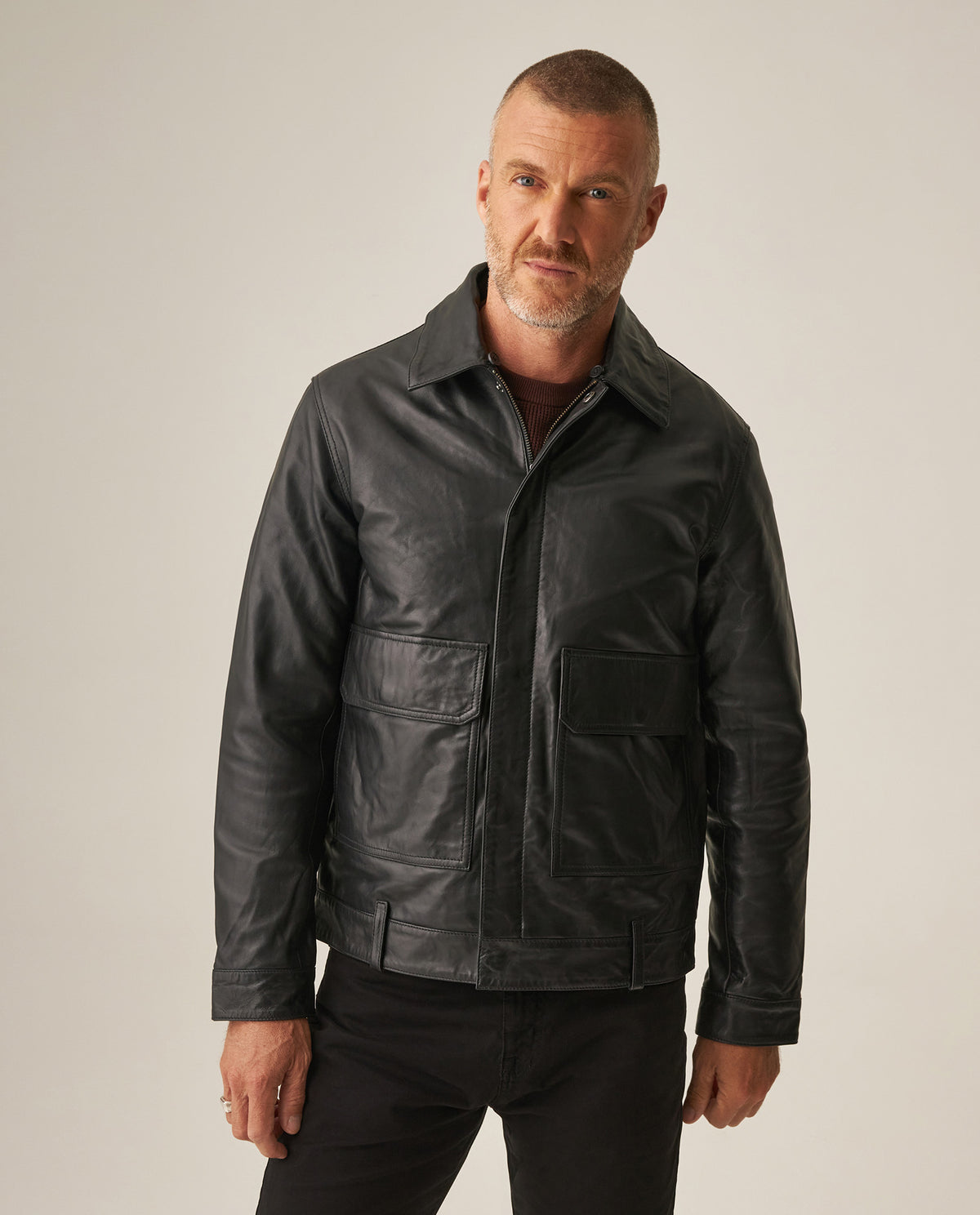 Men´s Lambskin Aviator Jacket - Black 63_627H400_NEG194007_8