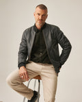 Men's Leather Jacket - Green