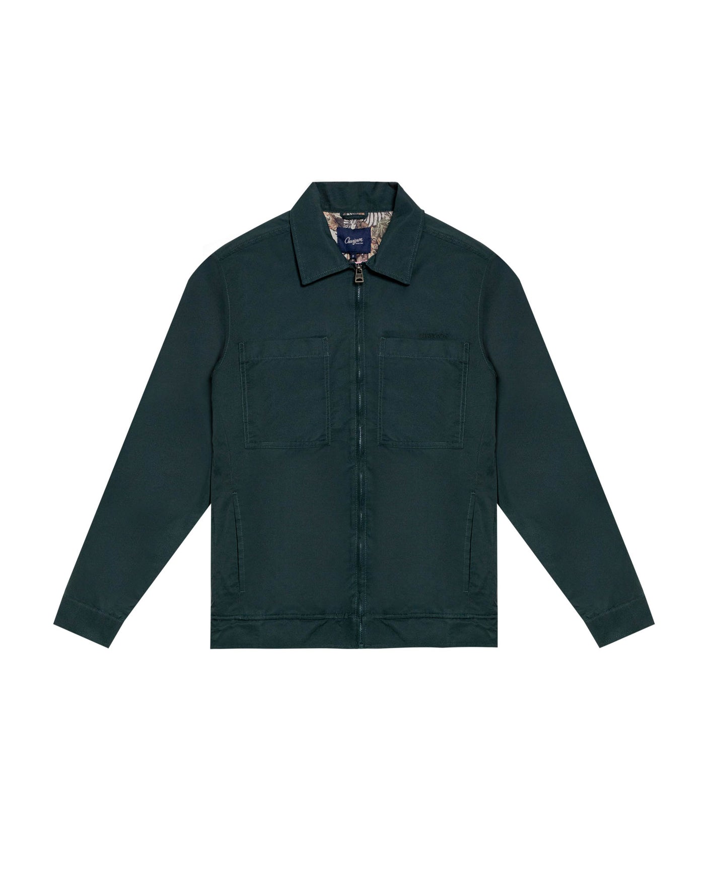 Men's Trucker Jacket in Cotton-Nylon Blend, Navigate 63_629G002_VER195350_3