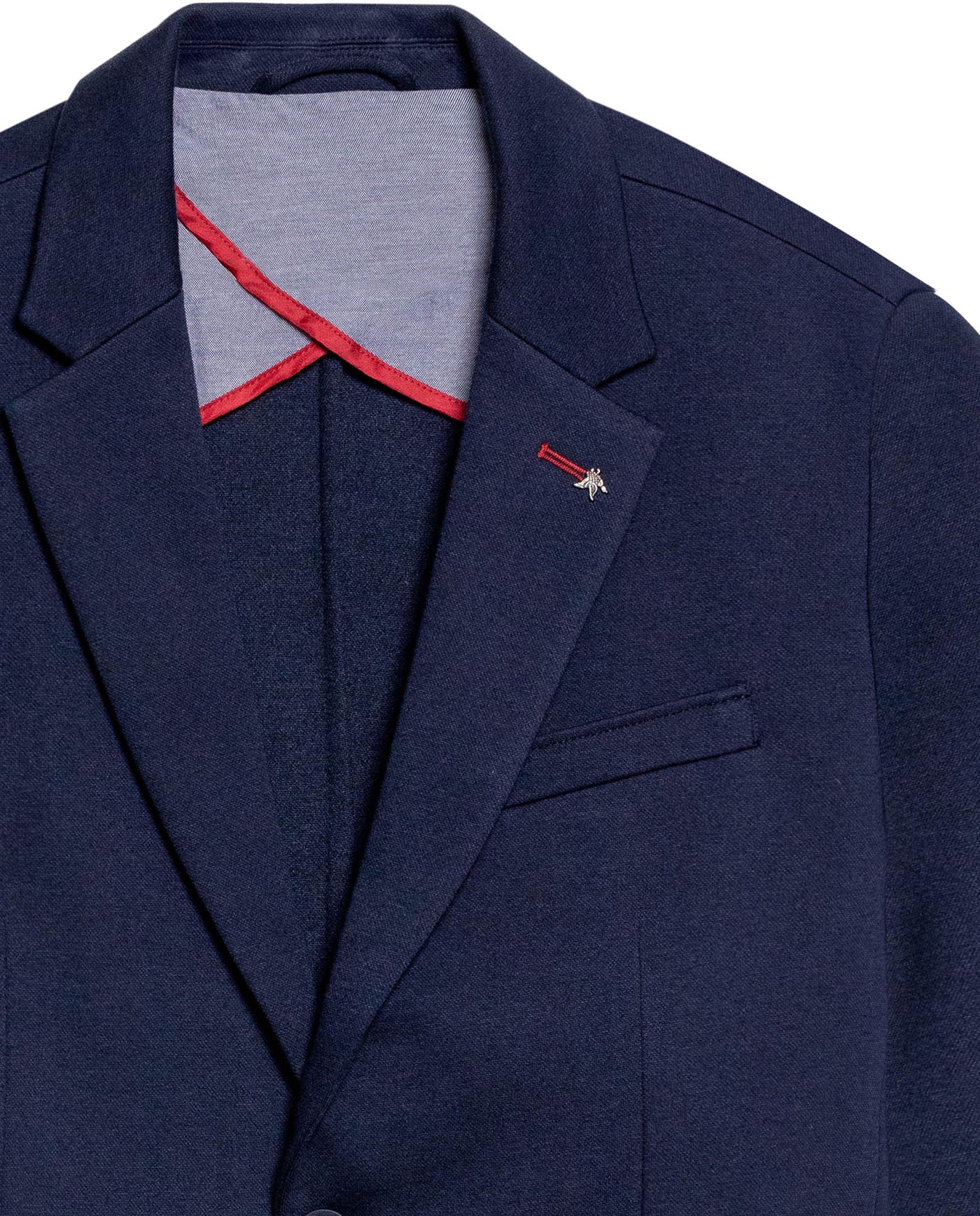 Men's Blazer with Duck Pin in Cotton-Polyester Blend, Maritime 629G009 - 6