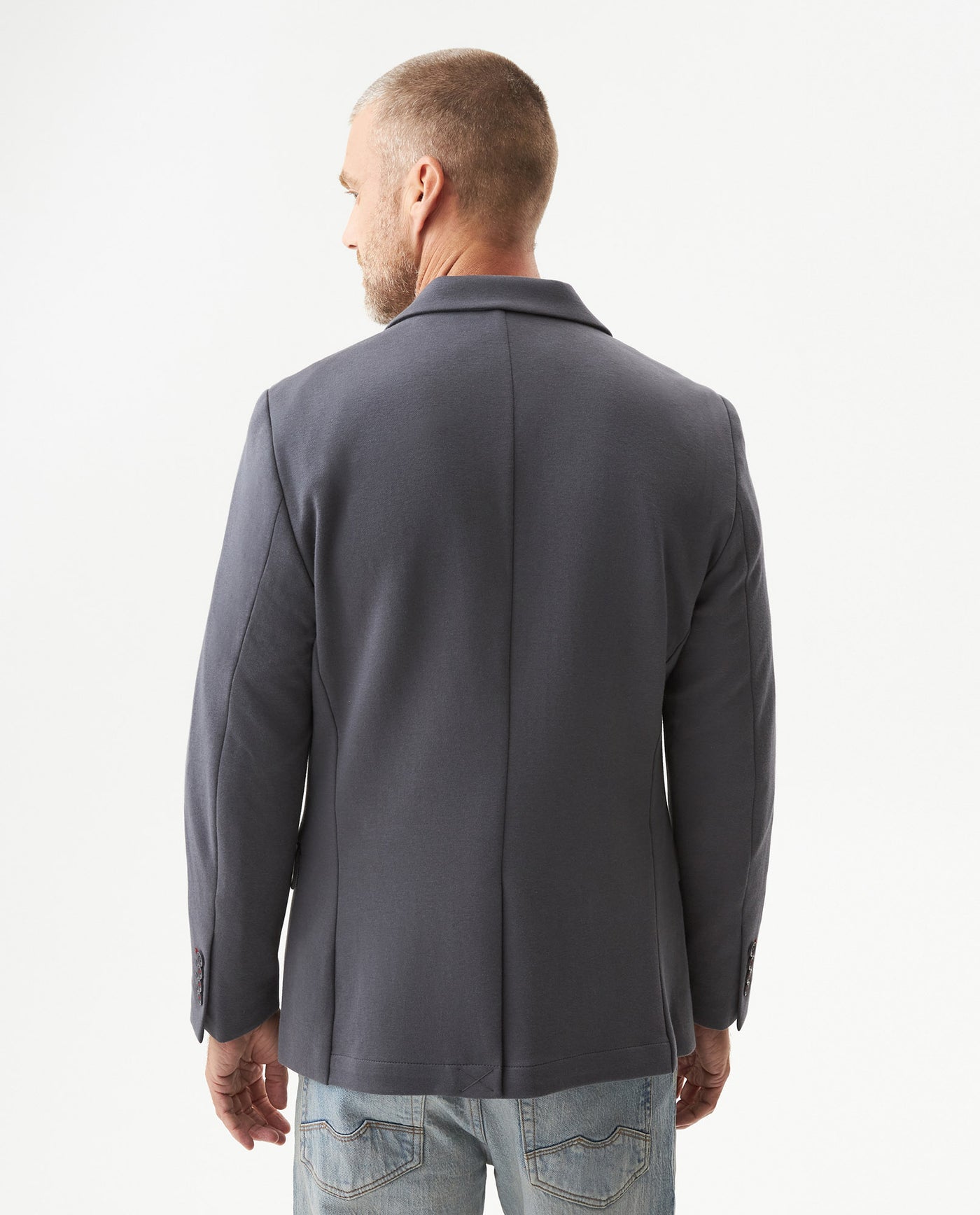 Men's Blazer with Duck Pin in Cotton-Polyester Blend, Maritime 629G009 - 5