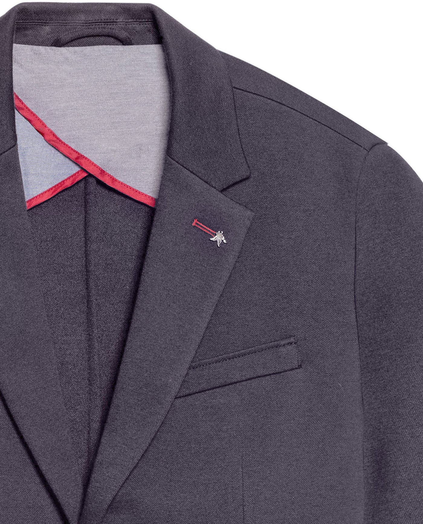 Men's Blazer with Duck Pin in Cotton-Polyester Blend, Maritime 629G009 - 7