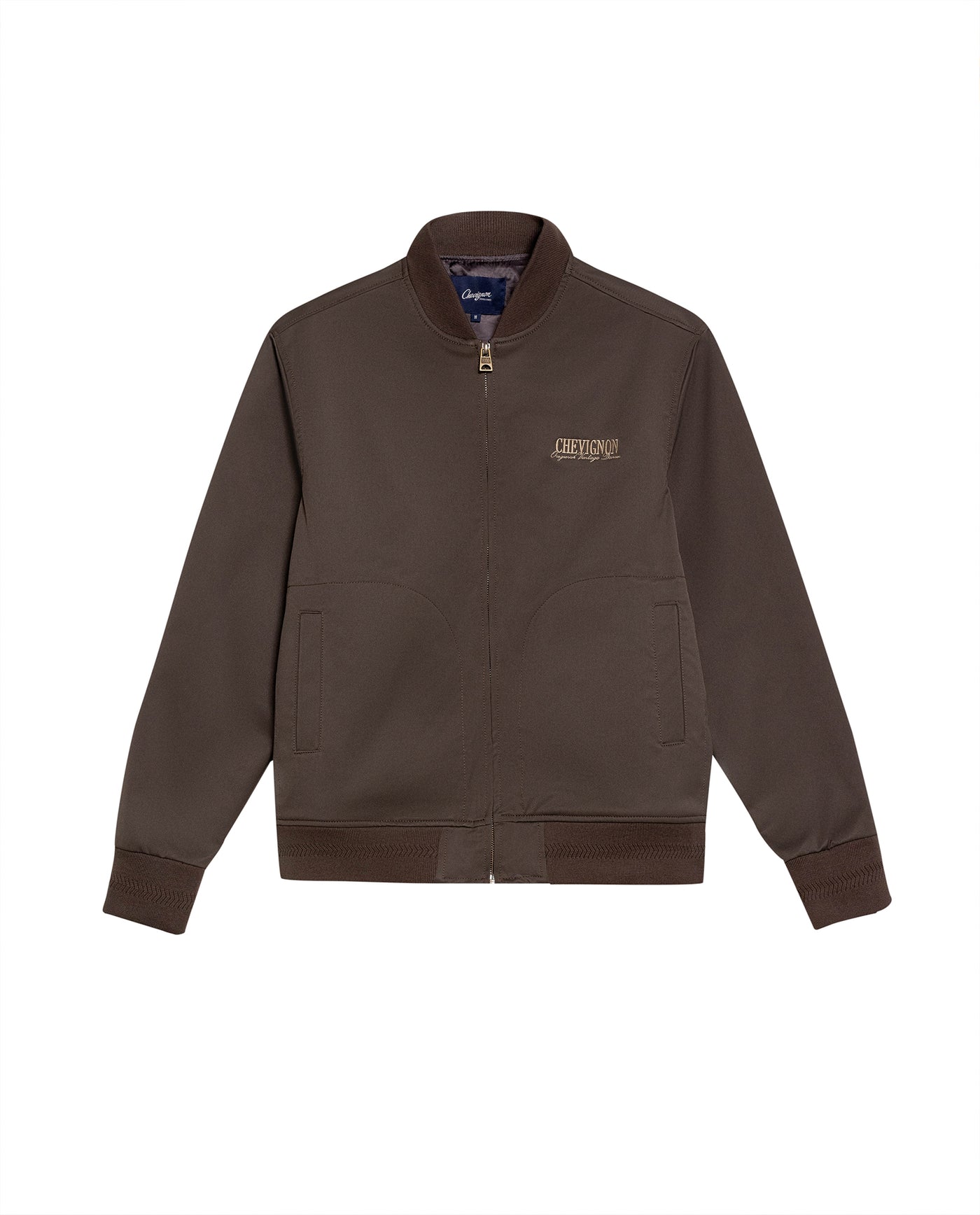 Men's Herringbone Bomber Jacket in Polyester, Jetty 629G013 - 2