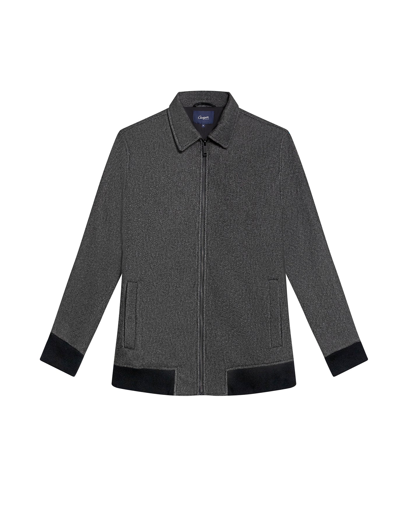 Men's Peach Touch Aviator Jacket in Polyester, Mariner - 1