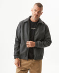 Men's Peach Touch Aviator Jacket in Polyester Mariner