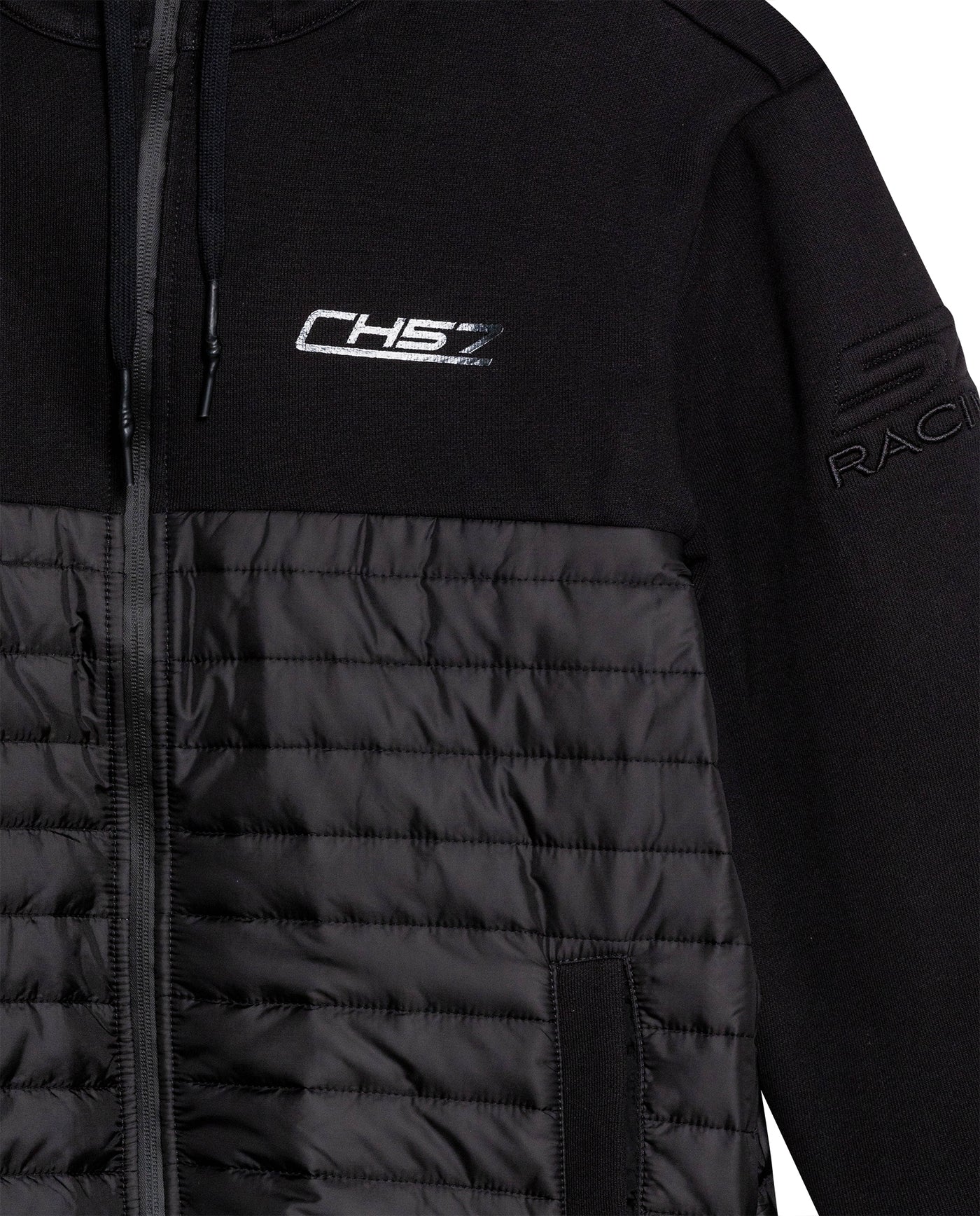 Men's Racing Quilted Jacket in Cotton-Polyester Blend - 7