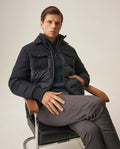 Men's Bomber Jacket - Blue