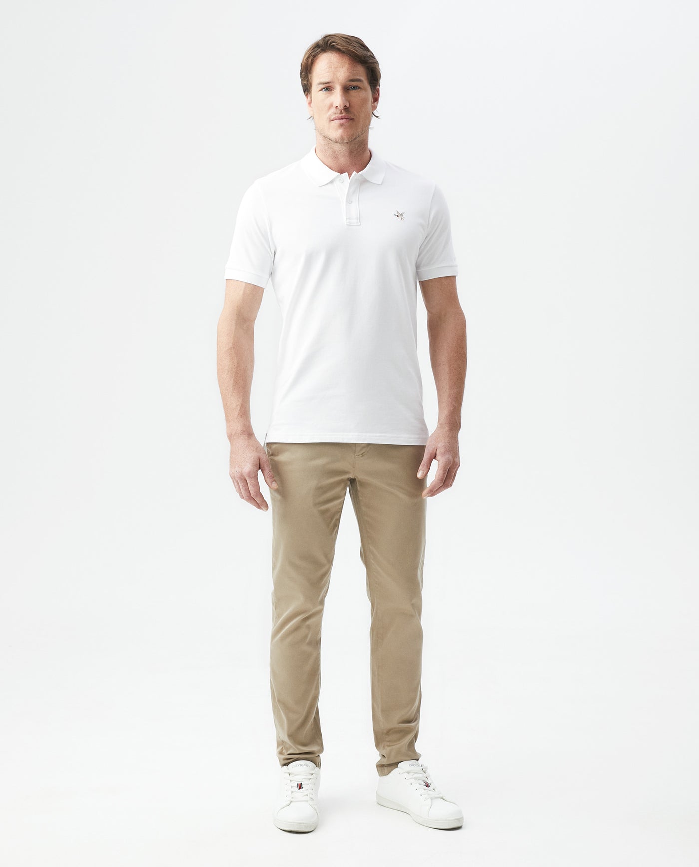 Men's Cotton Slim Chinos - Beige 63_6308001_BEI161106_0