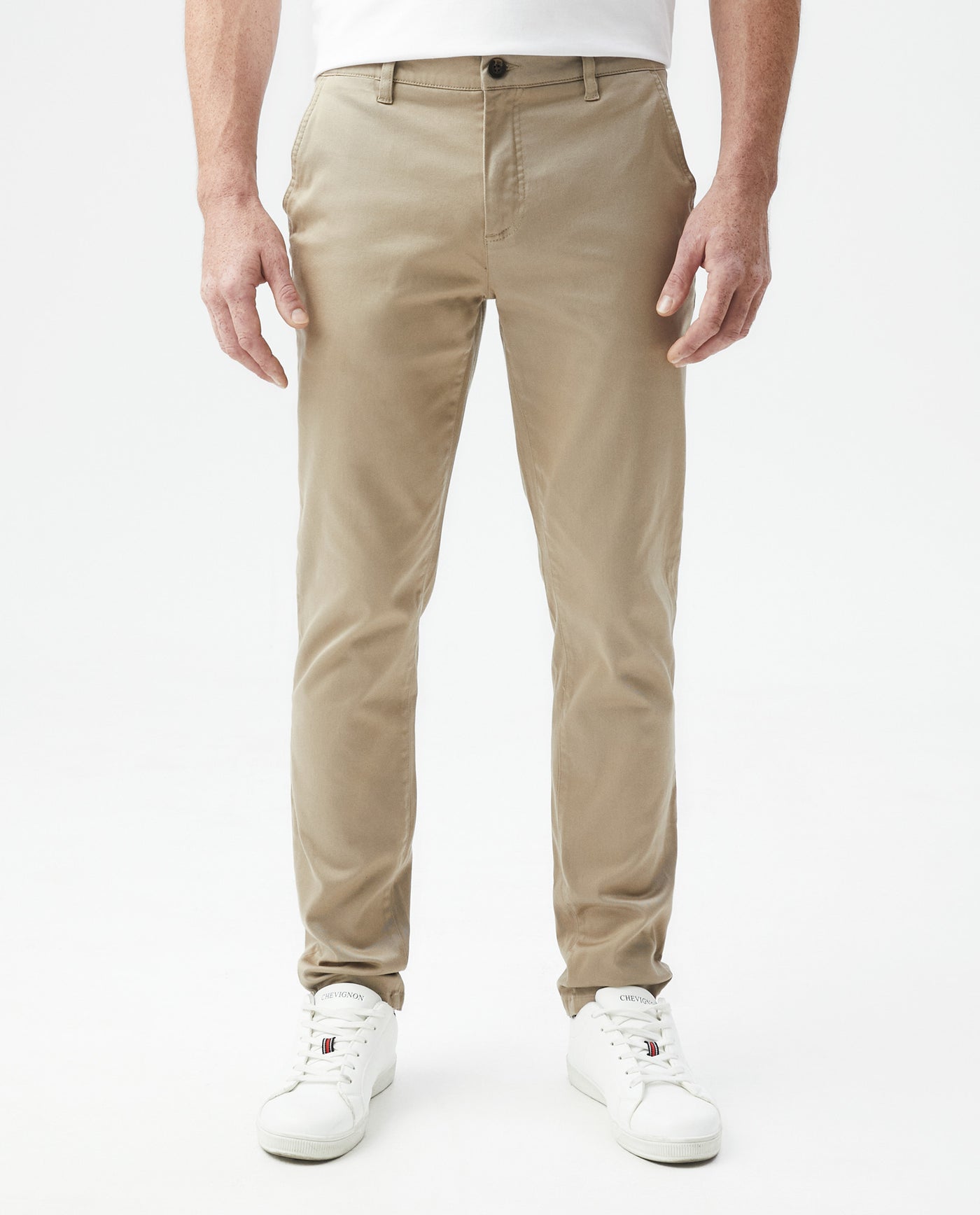 Men's Cotton Slim Chinos - Beige 63_6308001_BEI161106_3