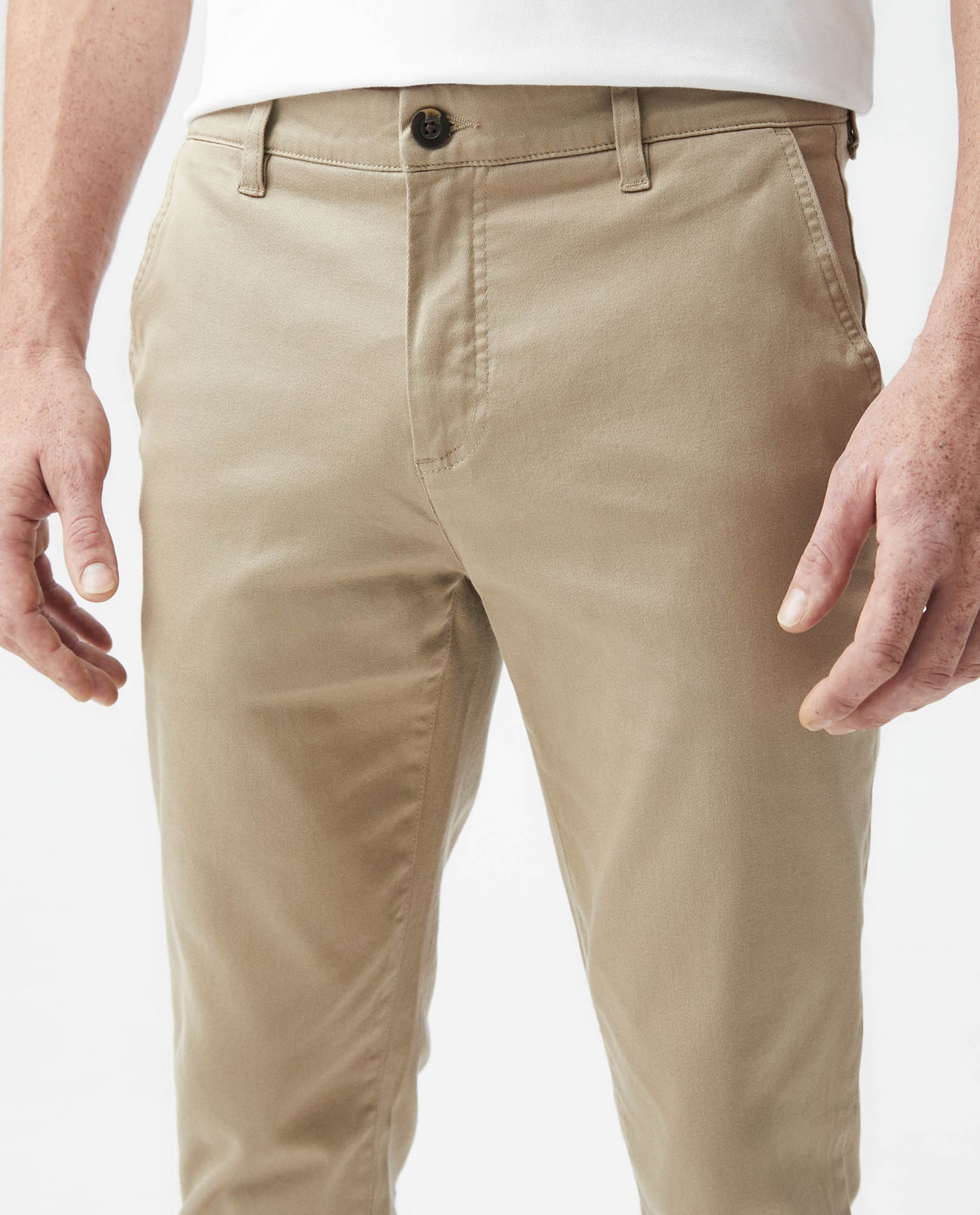 Men's Cotton Slim Chinos - Beige 63_6308001_BEI161106_4