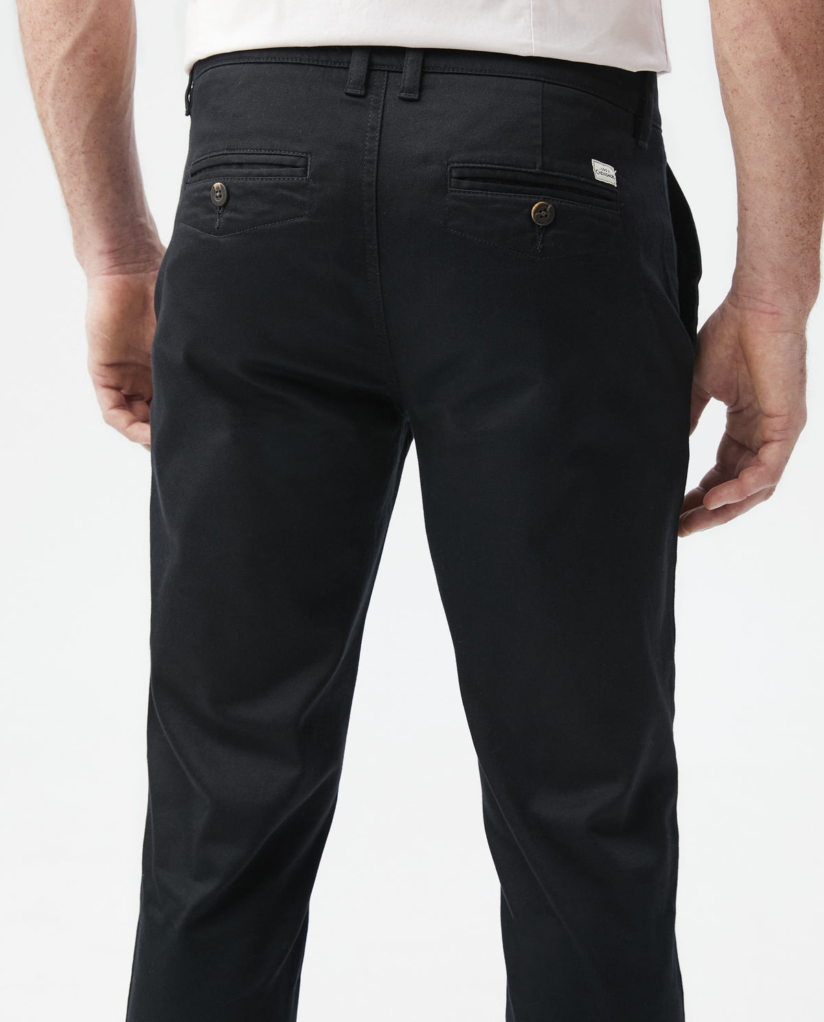 Men's Khakis Chino Pant - Black