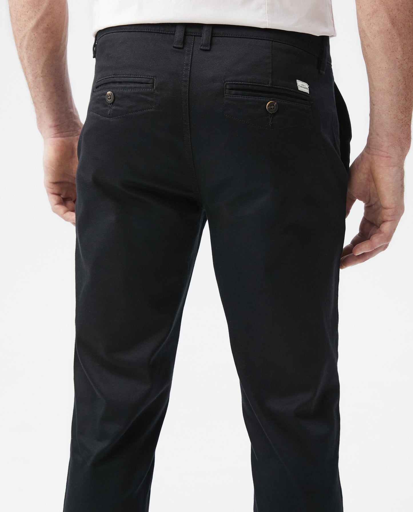 Men's Cotton - Elastane Pants - Black - 5