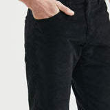COTTON FIVE-POCKET PANTS IN BLACK