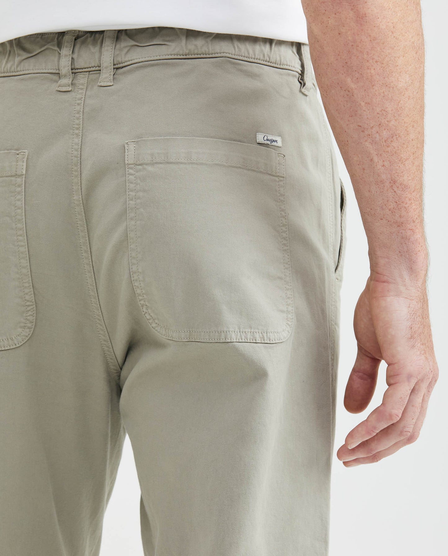 Men's Pants, Jogger Type - Cotton + Elastane - Raw - 5