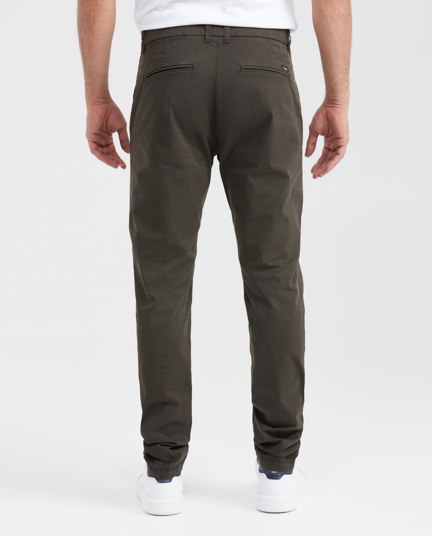 Men's Slim Fit Chino Pants Soft Touch Mid-Rise Cotton Stretch - 4