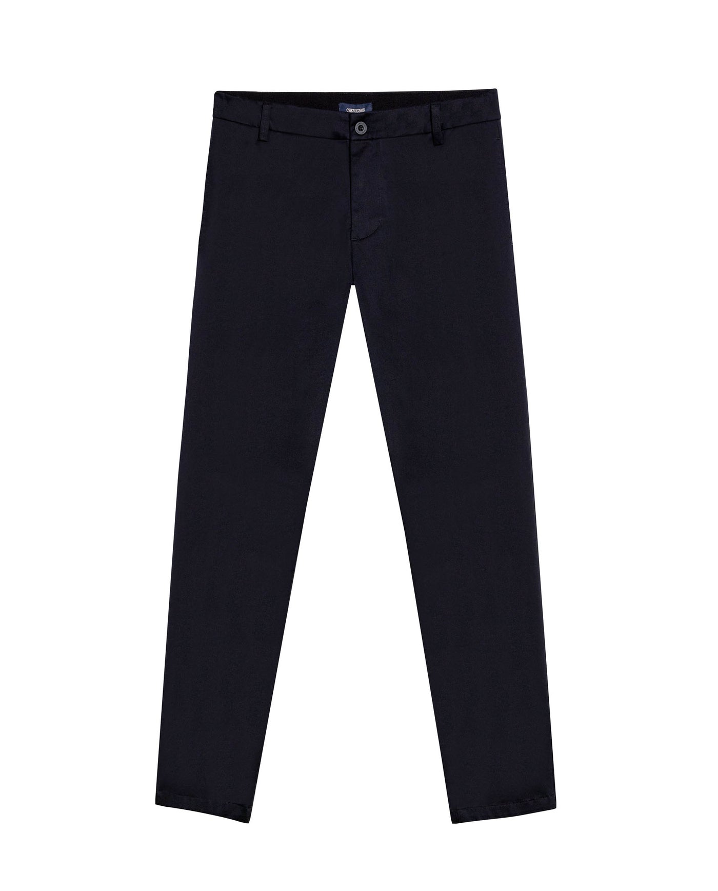 Mens Pants Regular Fit Mid Rise Cotton Nylon Elastane Technical Fabric Internal Elastic Waistband Special Touch - Black 63_631H007_NEG194007_0