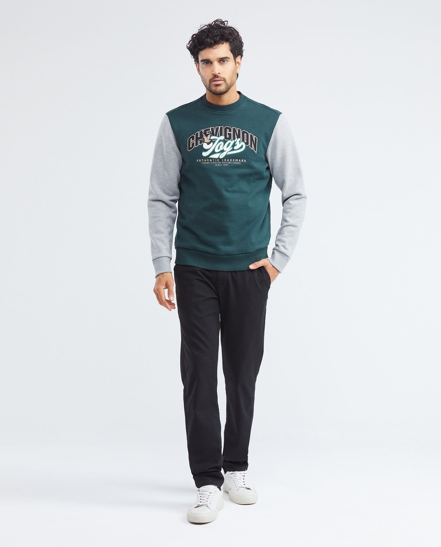 Men's Pants, Chino Style, Regular Fit Straight Leg - Canvas - Gray - 7