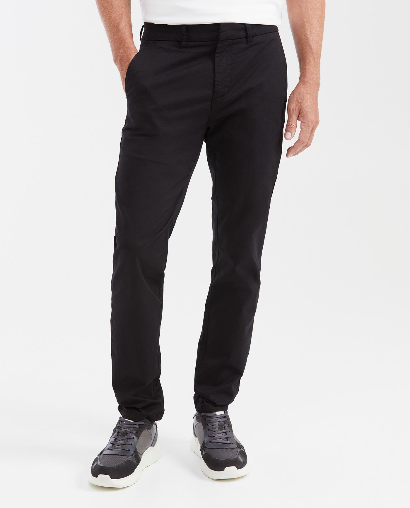 Men's Slim Fit Smart-Casual Cotton Chino Pants - 1