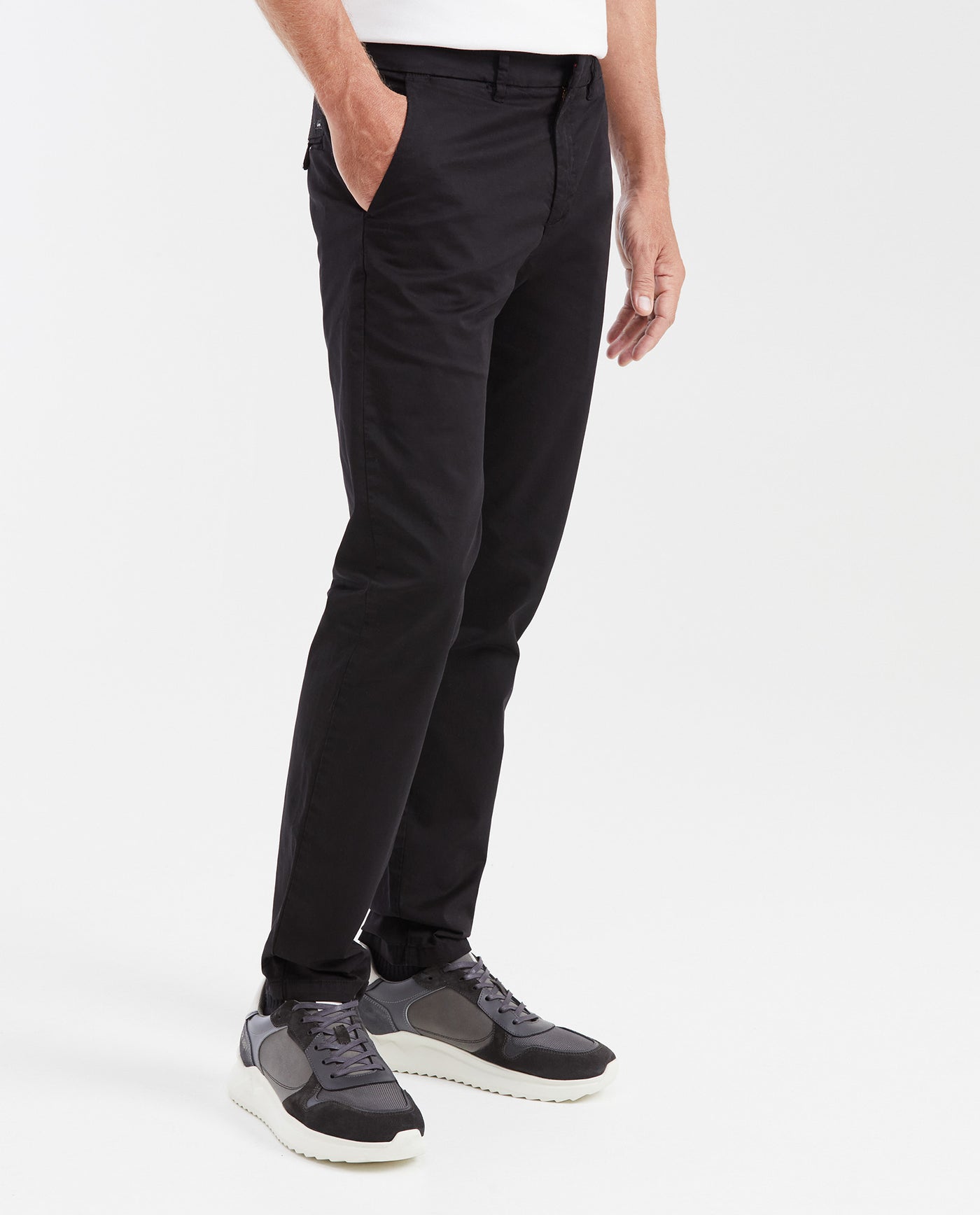 Men's Slim Fit Smart-Casual Cotton Chino Pants - 3