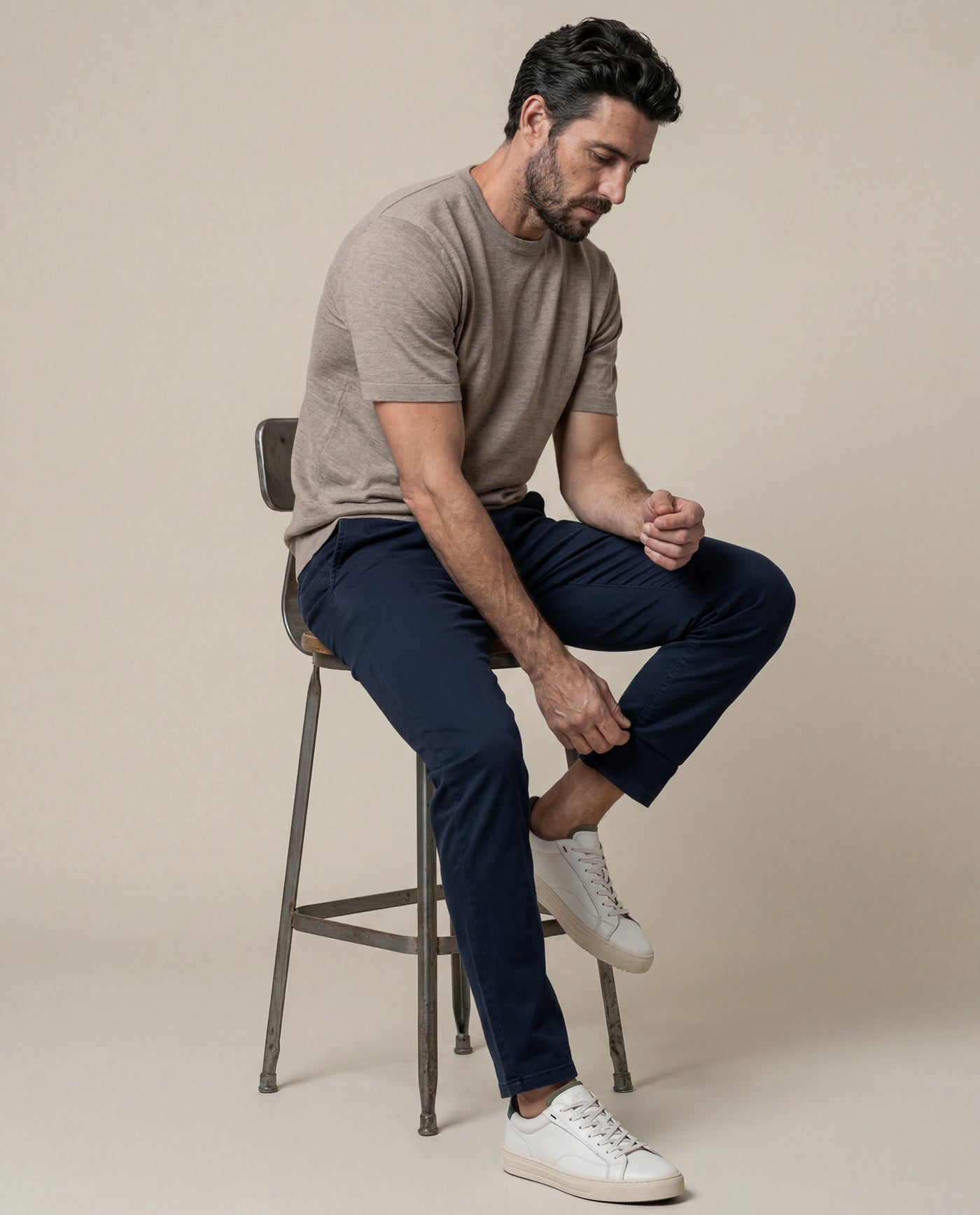 Men´s Chino Pants - Blue 63_632H002_AZU193923_3