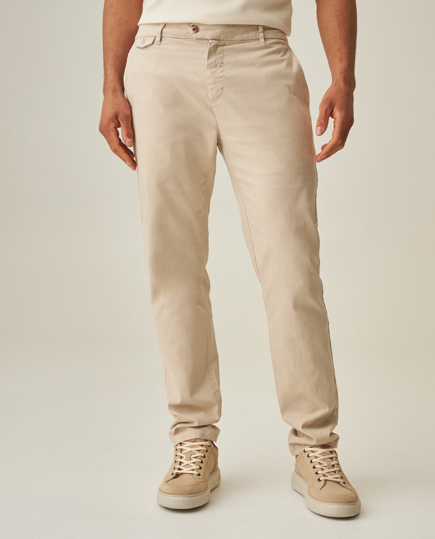 Men´s Linen Chino Pants - Beige 63_632H008_BEI161102_0