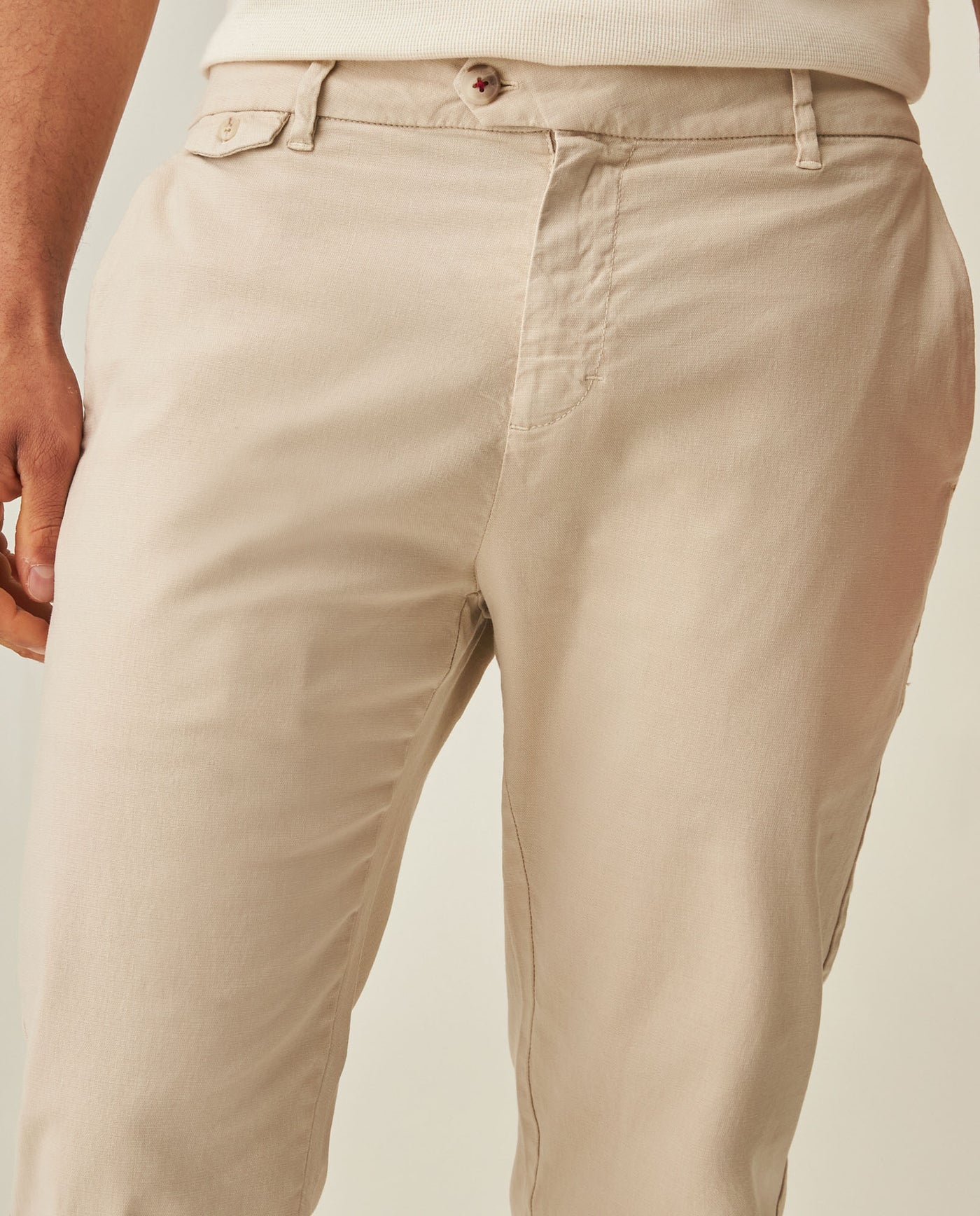 Men´s Linen Chino Pants - Beige 63_632H008_BEI161102_5