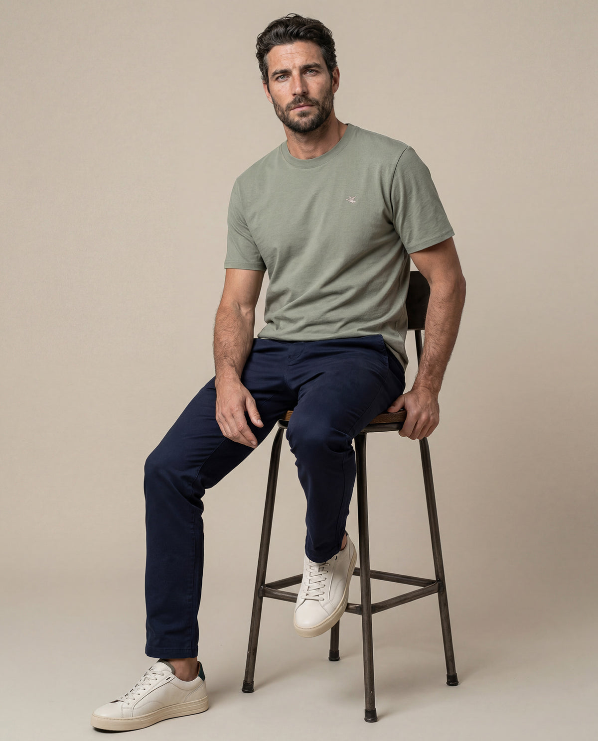 Men´s Bootcut Chino Pant - Blue 63_635H100_AZU193921_3