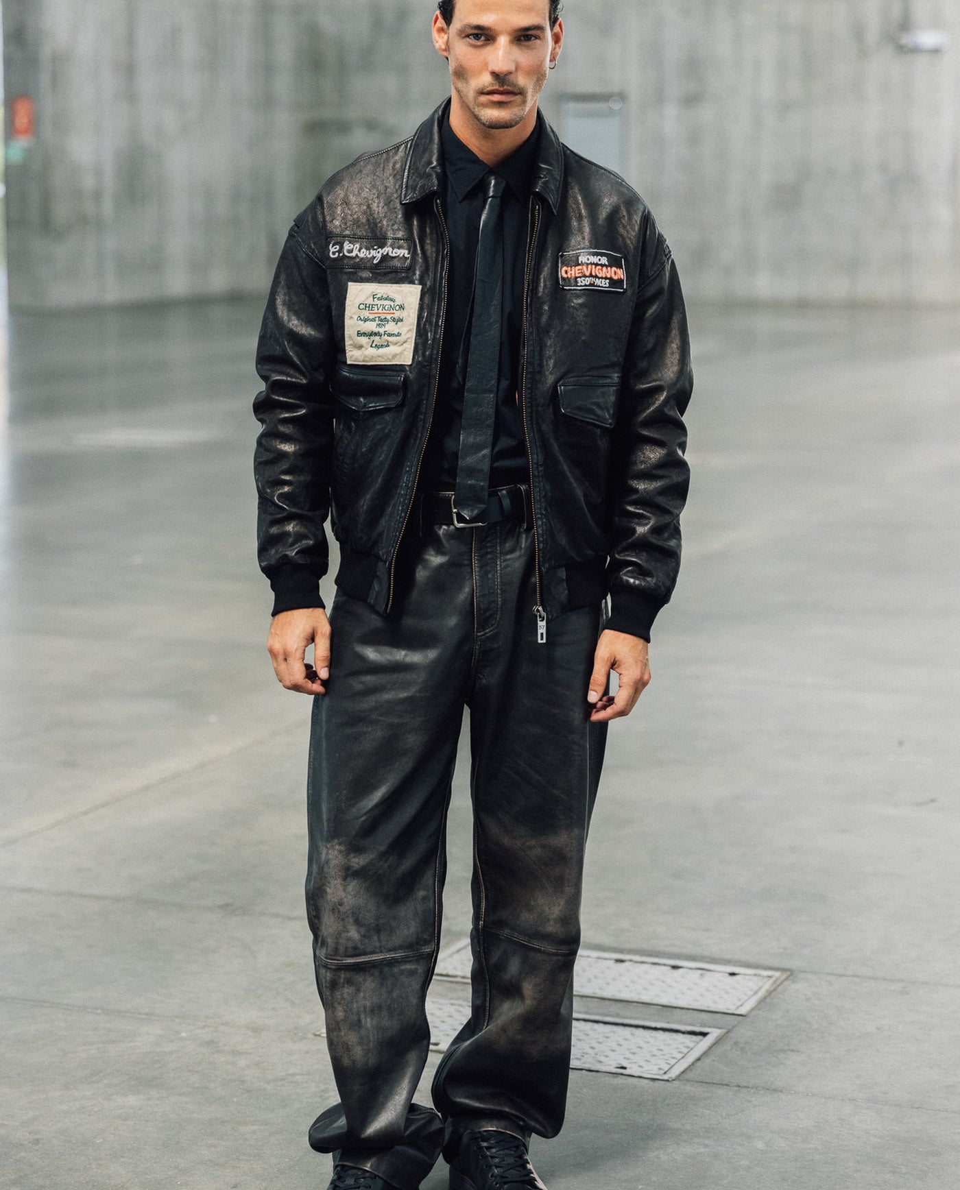 Men´s Lambskin Cargo Pant - Brown 63_637H501_CAF171321_0