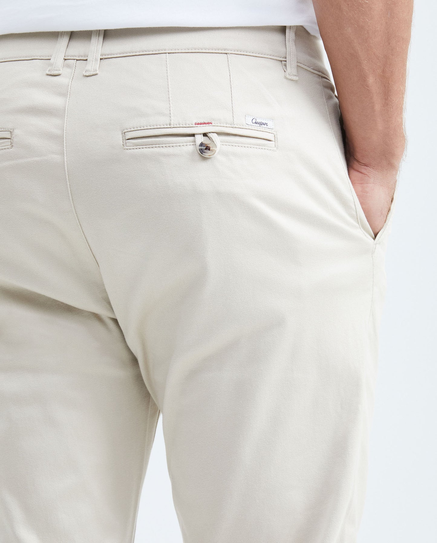 Men's Regular Fit Boot Cut Chino Pants - Raw - 6