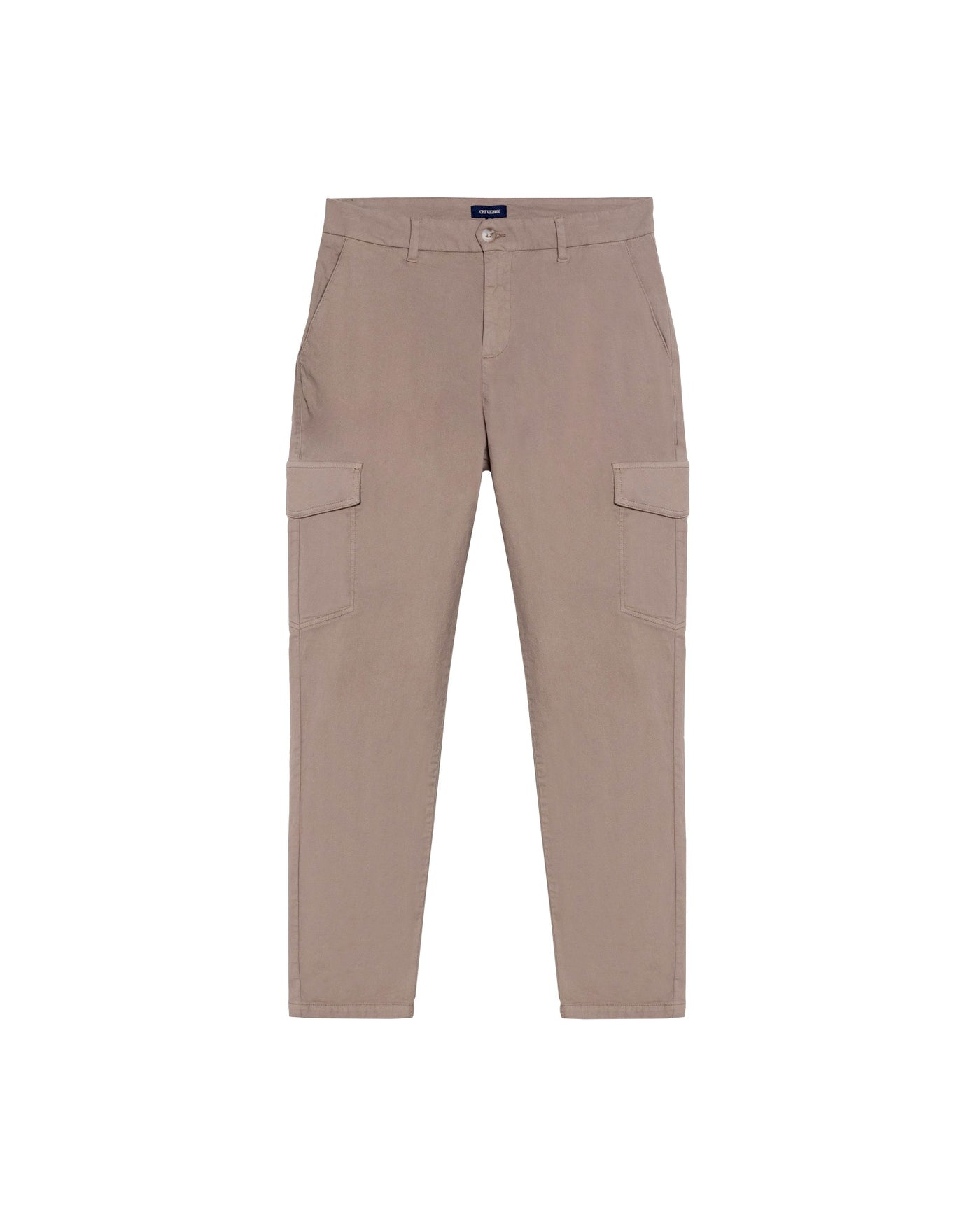 Men's Cargo Pants Regular Fit Mid Rise in Cotton Stretch Blend, Festive - 1