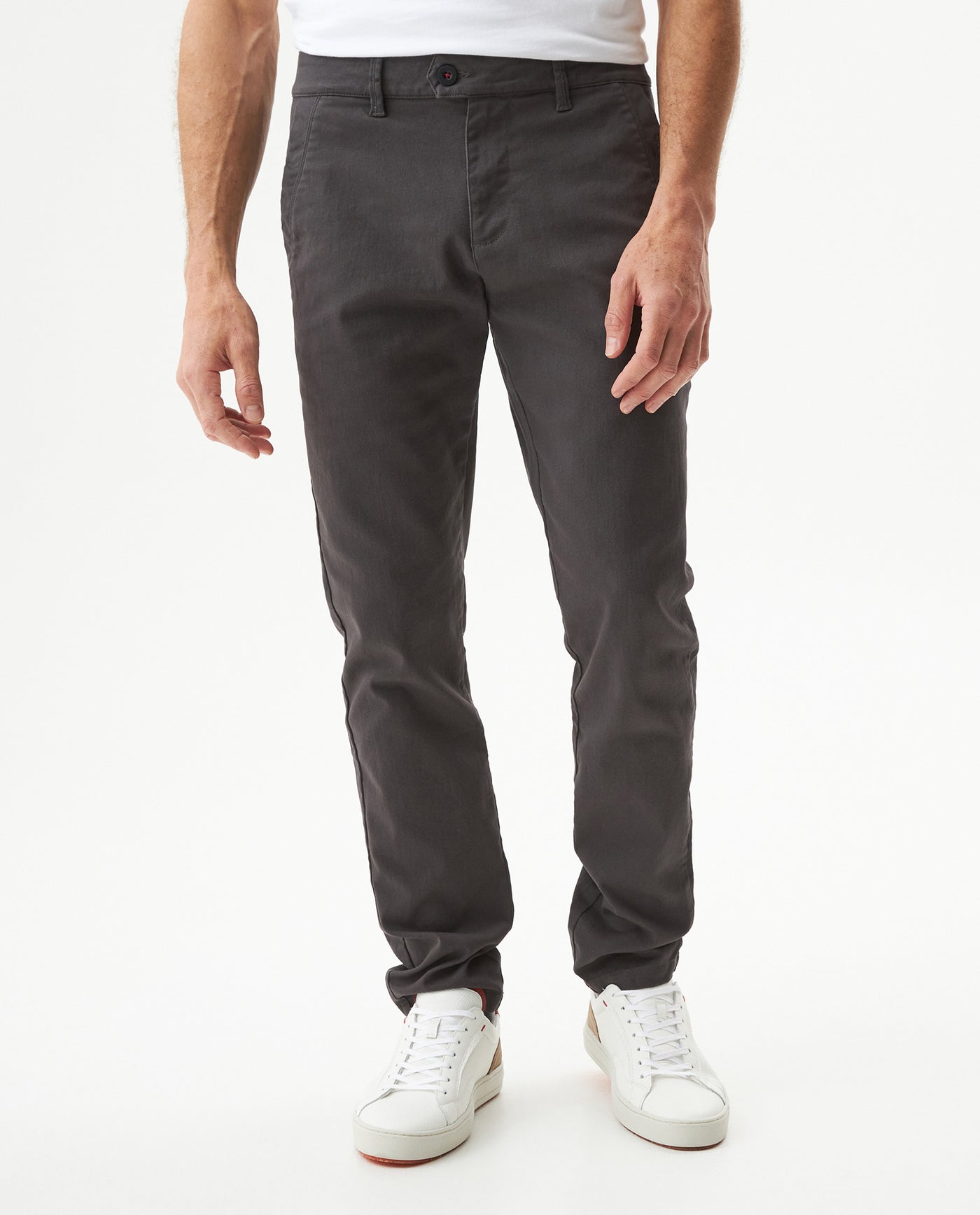 Men's Pants Rocket Slim Fit Mid Rise Chino Typer in Cotton-Polyester Blend, Gala - 2