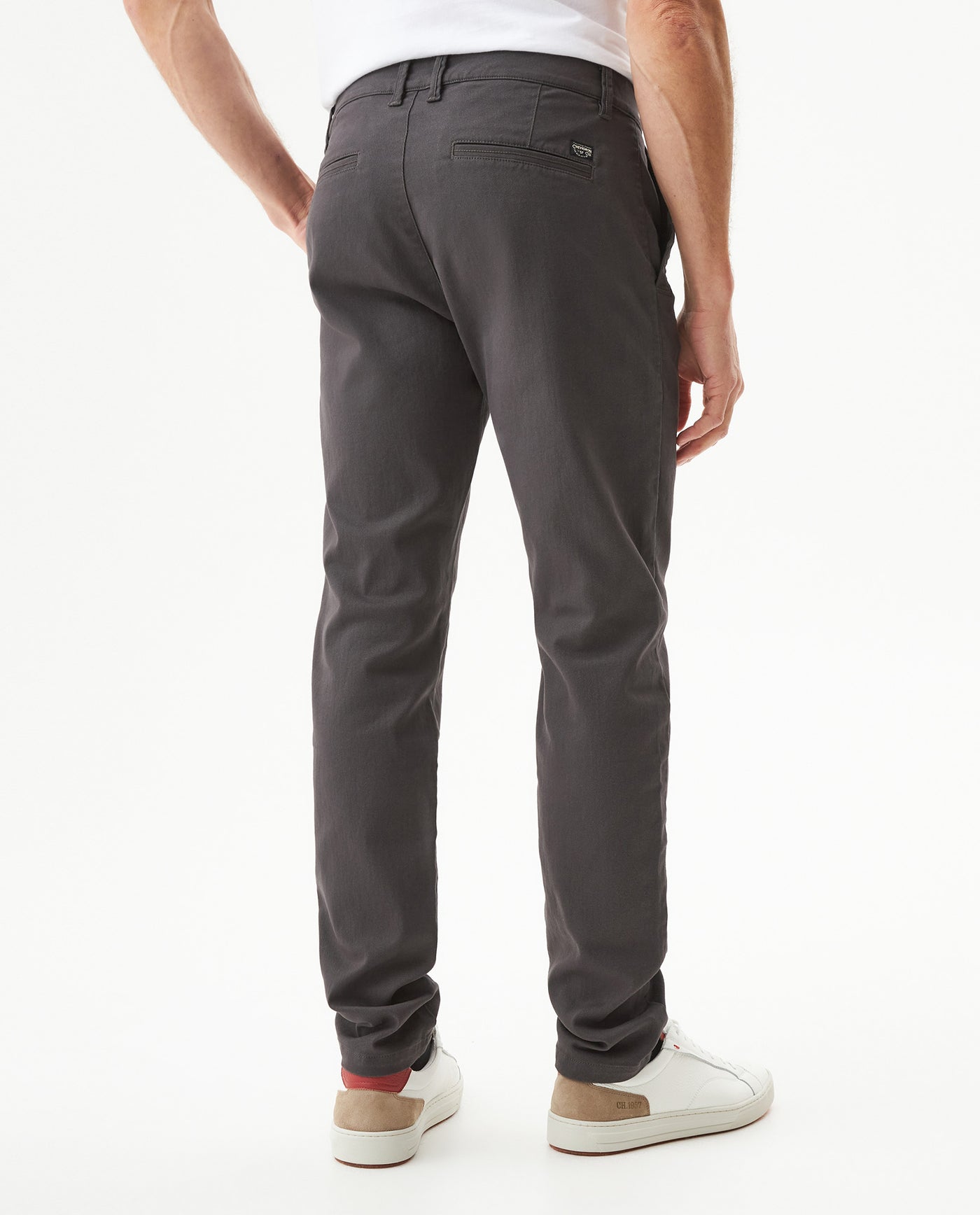 Men's Pants Rocket Slim Fit Mid Rise Chino Typer in Cotton-Polyester Blend, Gala - 5