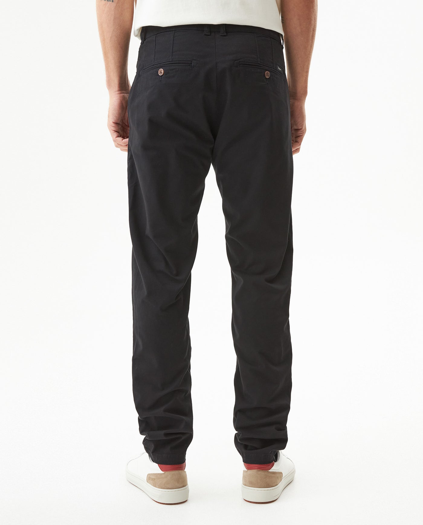 Men's Smart Pants Slim Fit Mid Rise in Cotton Stretch Blend, Sparkle - 5