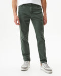 Men's Pants Peach touch Mid Rise 5-Pocket in Cotton Stretch Blend Lighthouse
