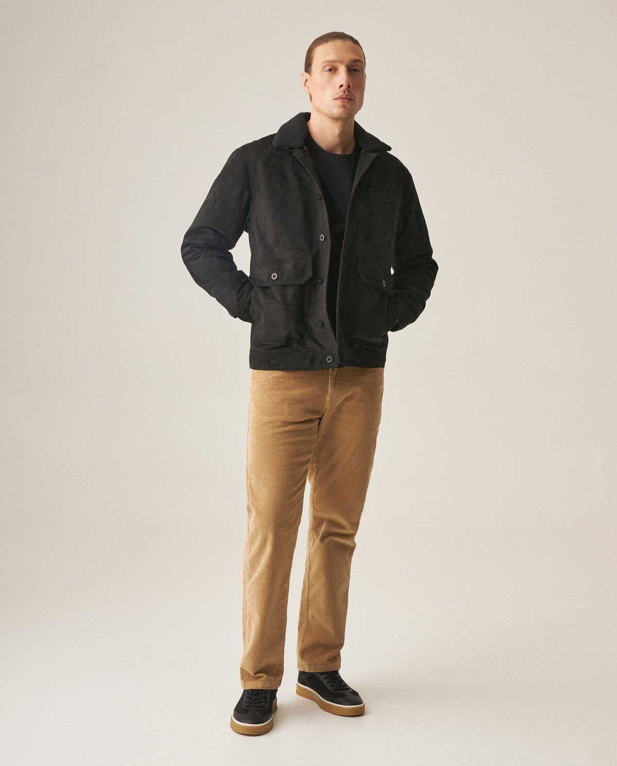Men´s Relaxed Corduroy Pants - Beige 63_639H700_BEI141112_0
