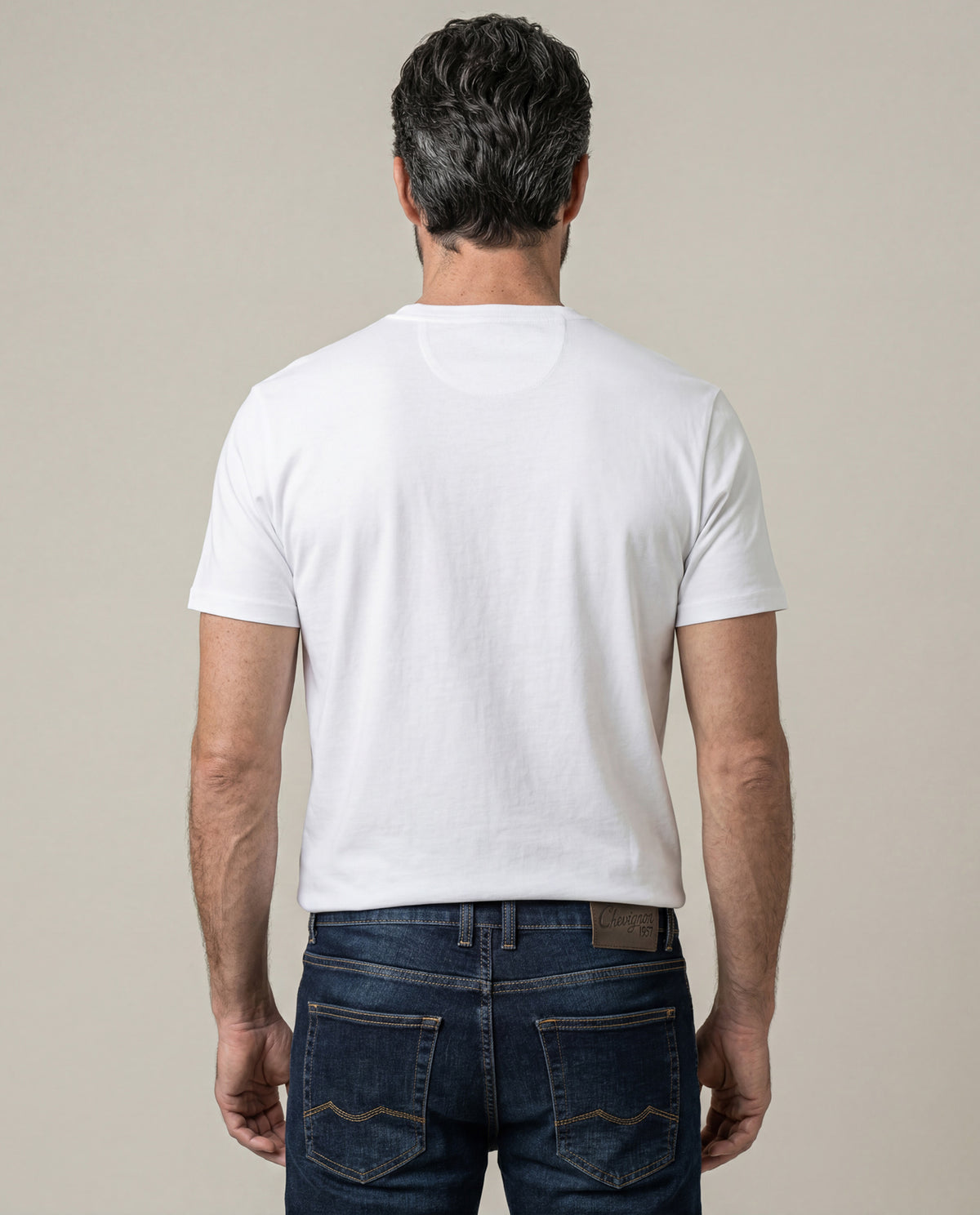 Men´s Crewneck T-Shirt - White 63_640C020_BLA110601_6