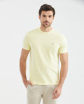 Men's Slim Fit Crew Neck T-Shirt Chest Chevignon Duck 100% Cotton