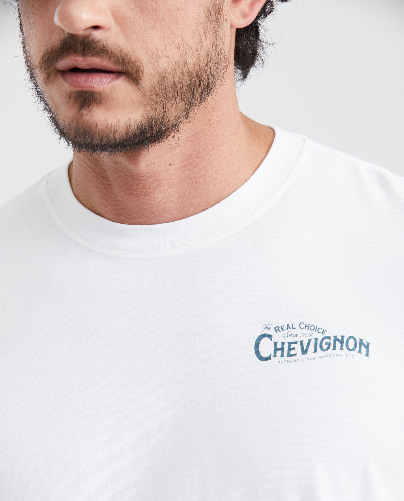 Men's Classic Fit Graphic T-Shirt Localized Front-Back Print in Cotton - 2