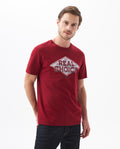 Men's Slim Fit-T-shirts - Red