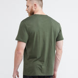 GREEN COTTON GRAPHIC TEE