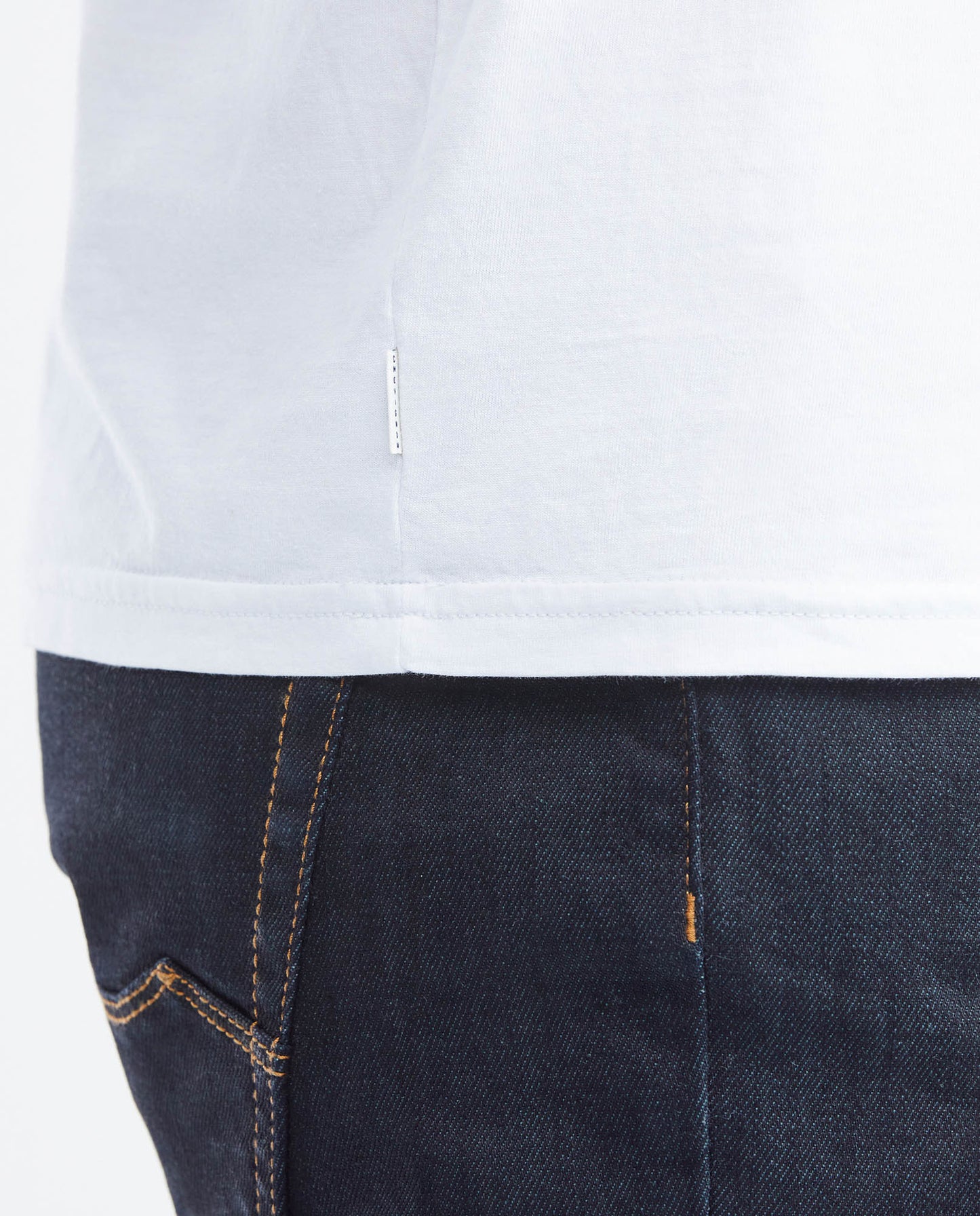 Men's Graphic T-shirt, Slim Fit Crew Neck - Front Heritage Design - White - 6