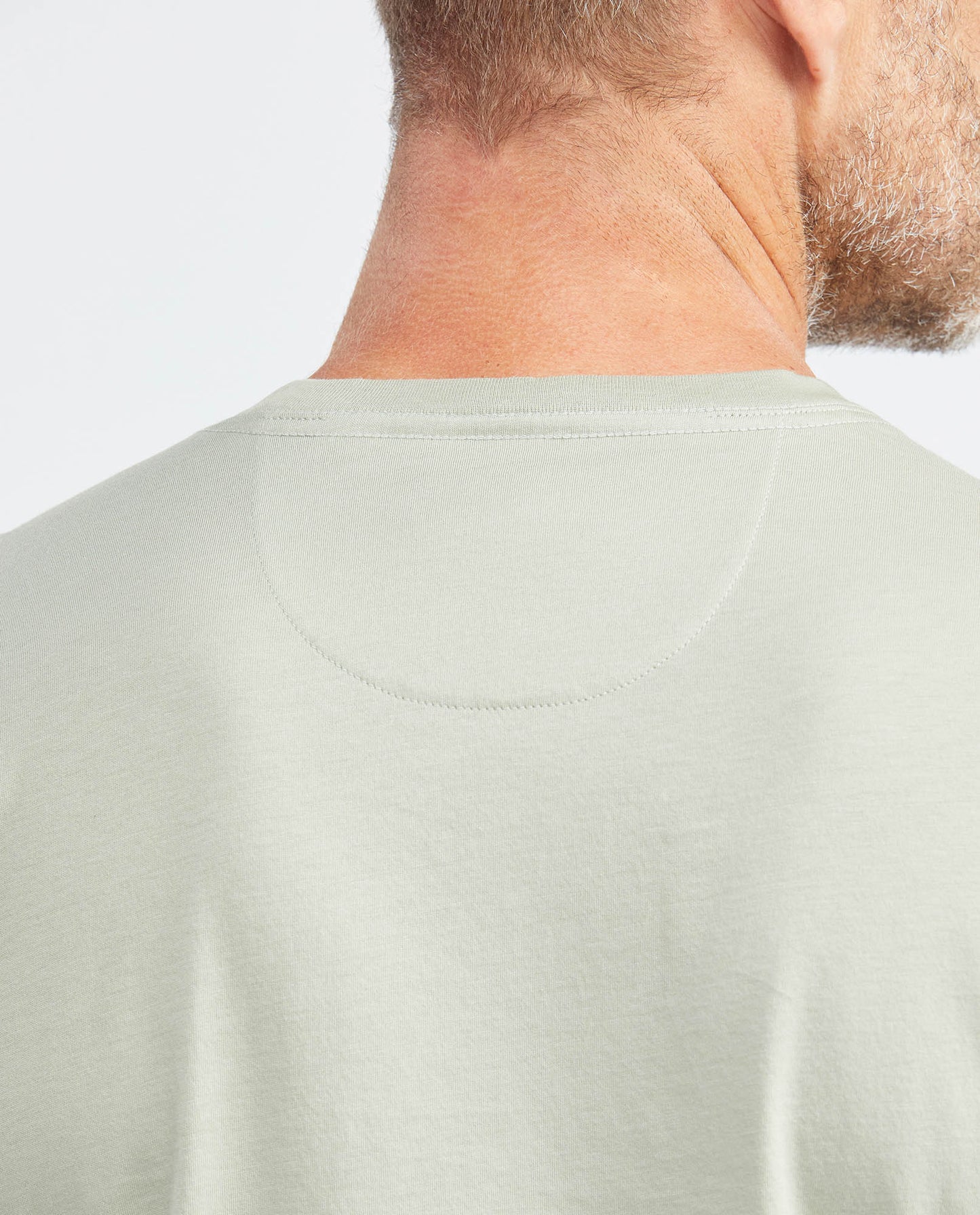 Men's Basic T-shirt, Slim Fit Crew Neck - Green - 5