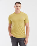 Men's Basic T-Shirt Slim Fit Round Neck - Green