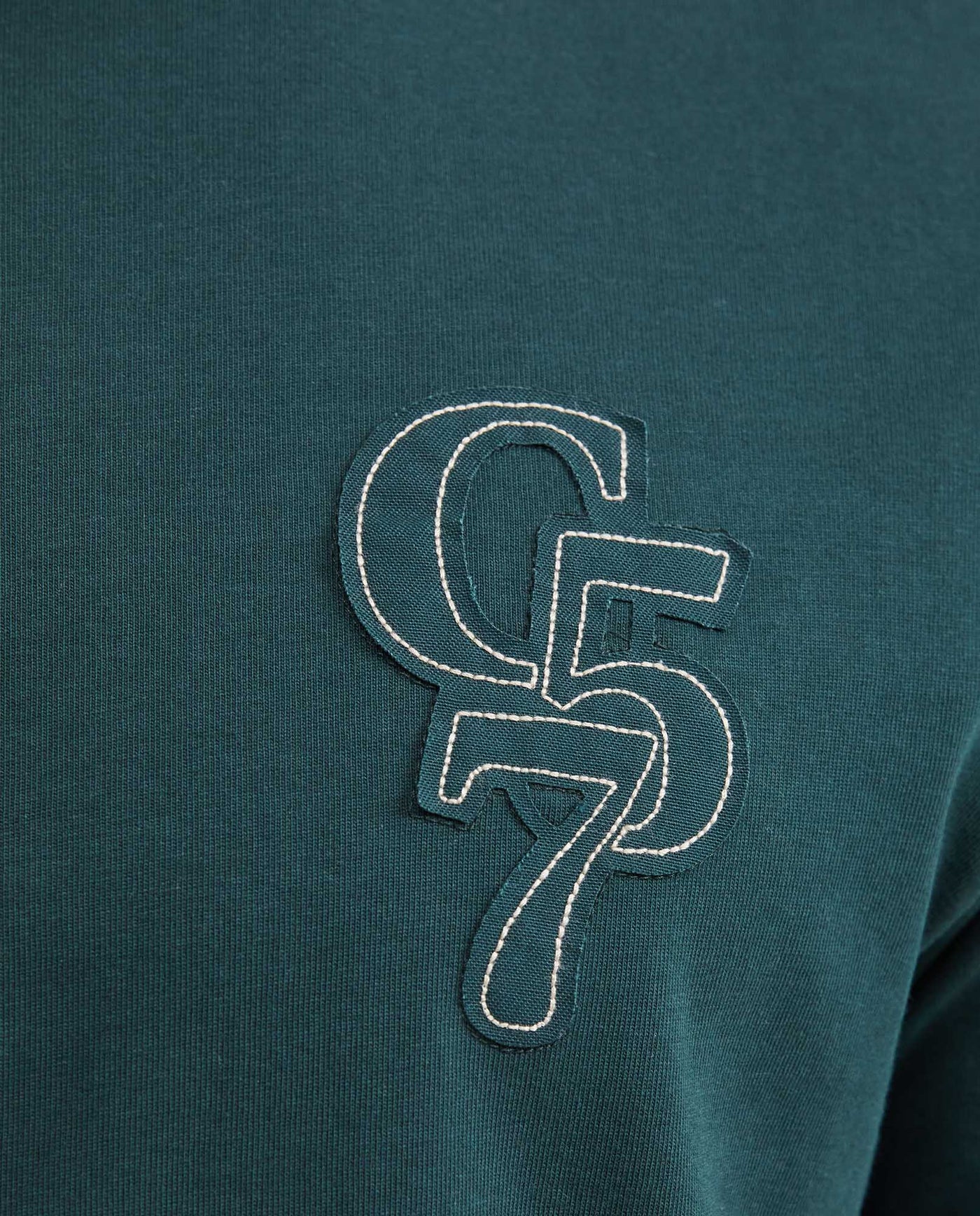 Men's Classic Fit Crew Neck T-Shirt with Print - Green 642G013 - 3