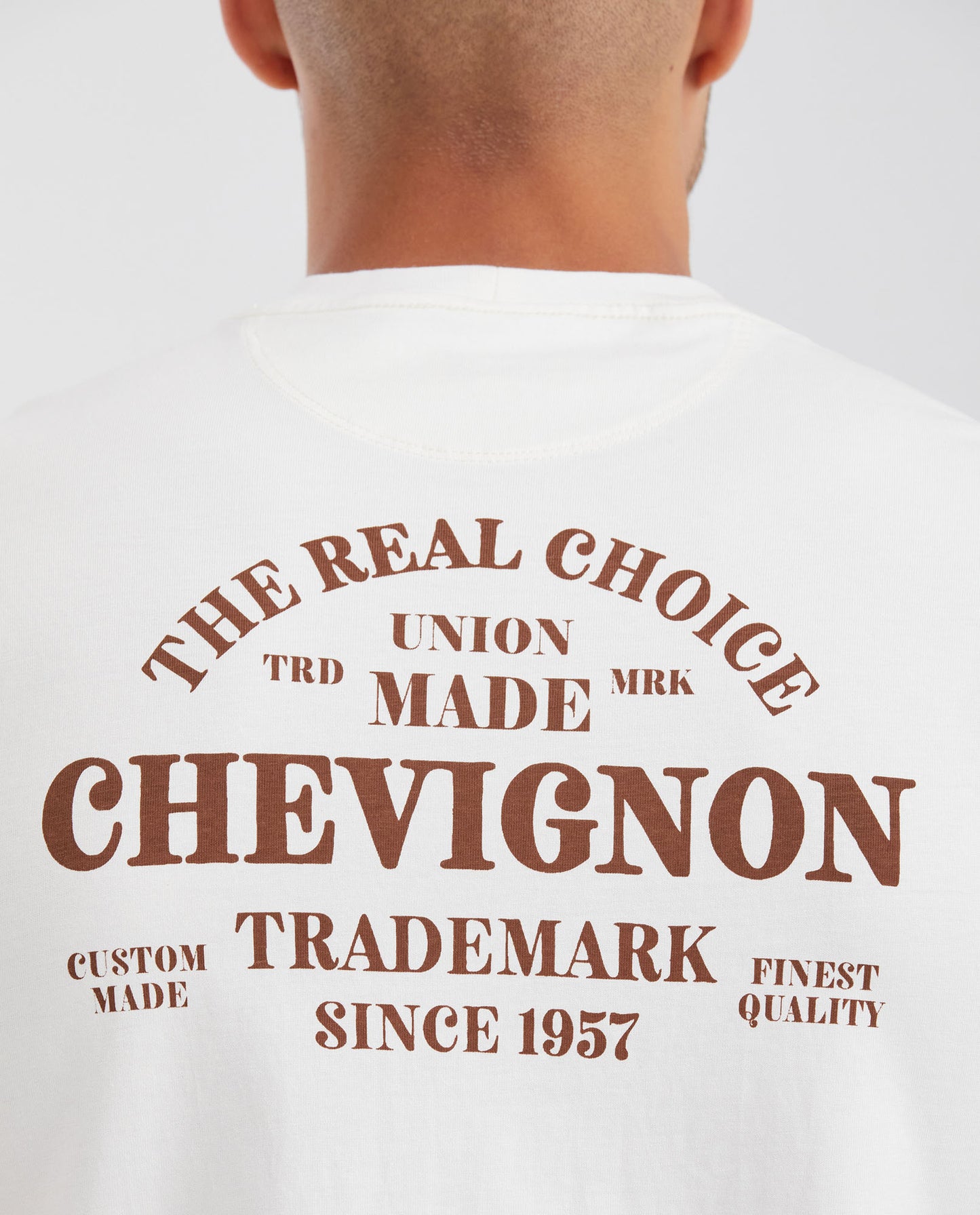 Men's Slim Fit Round Neck T-shirt with Prints - Raw - 5