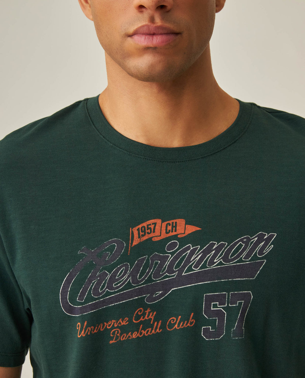 Men´s Slim Fit T-Shirt - Green 63_642H013_VER195350_5